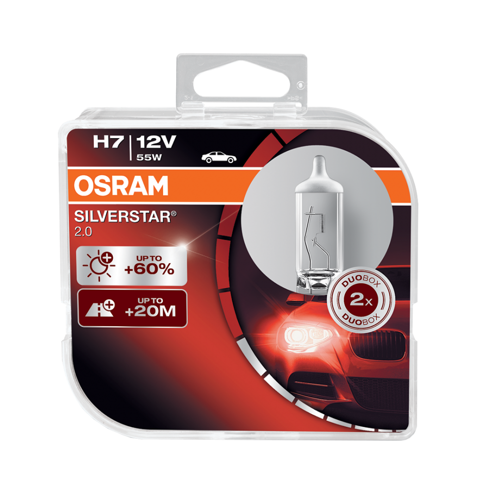 H7 Osram Silverstar 2.0 12V